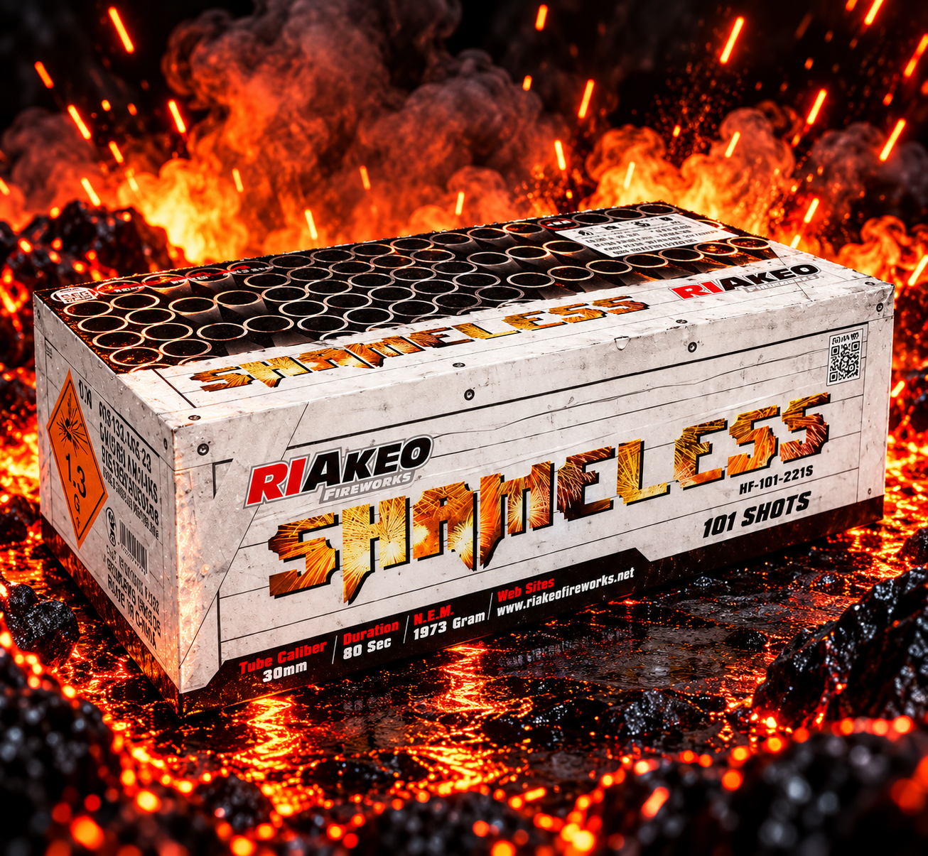 Shameless 101 shots, RIAKEO brand