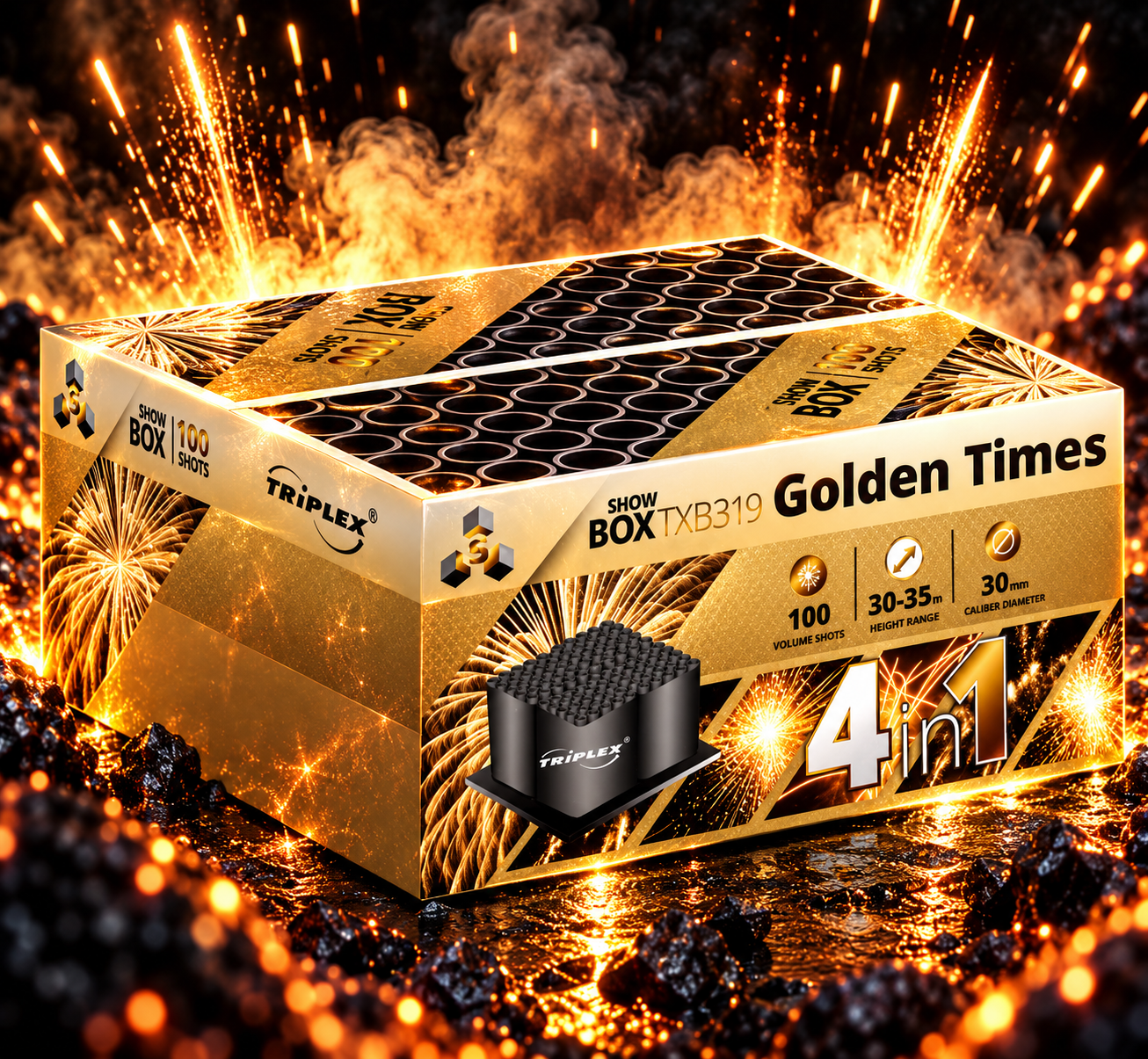 TXB319 Golden Times, 100 shots