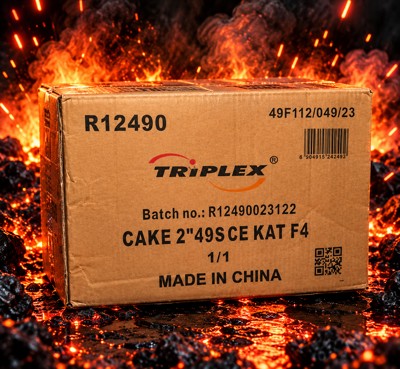 R12490 Triplex famous cake 49 shots